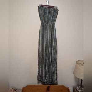 Aerie Strapless Smocked Jumpsuit – Size Large